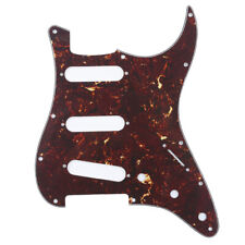 Musiclily 4Ply Tortoise SSS 11 Hole Guitar Pickguard For Standard Strat Modern