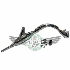 Chrom Auspuff mit Hitzeschutzblech  Honda Monkey Z50 A