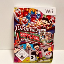 Nintendo Wii - Carnival Games Doppelpack - Jahrmarkt-Party & Minigolf - GUT