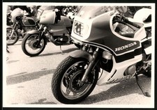 Fotografie DDR-MMM in Leipzig, Motorrad Honda 1100R, Rennmotorrad Startnummer 1 