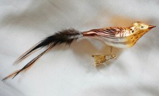 ❀ Lerche Lauscha Glas Vogel