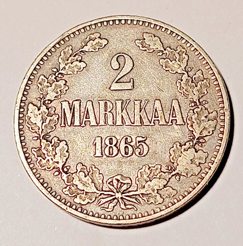 Finnland markkaa 1865 - 2, *