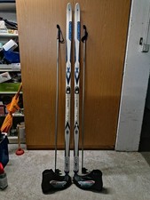 Ski Langlauf Set (Ski Atomic 183cm/Stöcke Tecno Pro 160cm/Schuhe Salomon Gr. 44