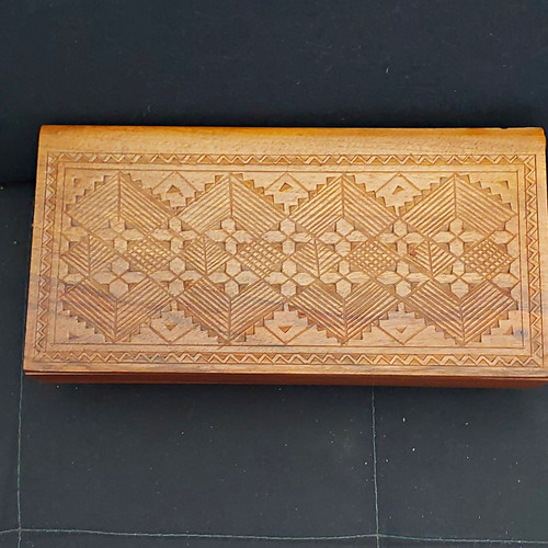 Vintage holz schmuckschatulle - vintage, holz-schmuckschatulle