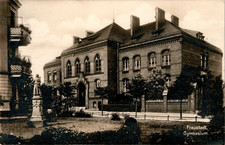 AK GRUSS AUS GRENZMARK FRAUSTADT GYMNASIUM 1930