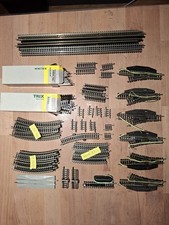 Minitrix 6 X E-Weichen 1 X  Entkupplungsgleis und CA 60 Schienen Spur N