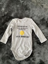 Babybody Baby Body Bodie mit Spruch Schlafen - Unterwäsche Strampler