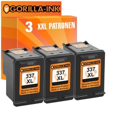 3 Patronen XL Black für HP