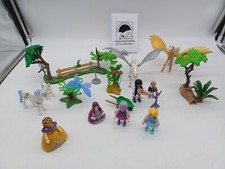 Playmobil / fliegende Pferde in magischen Garten mit Figuren und Zubehör