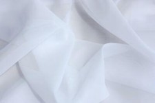 Voile uni weiß B 300cm