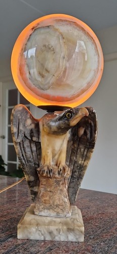 Antike tischlampe marmorlampe - tischlampe,