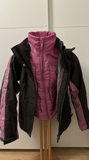 Bogner Fire + Ice Damen Skijacke grau/rosa, Größe 38 2-in-1 Kombi mit Innenjacke