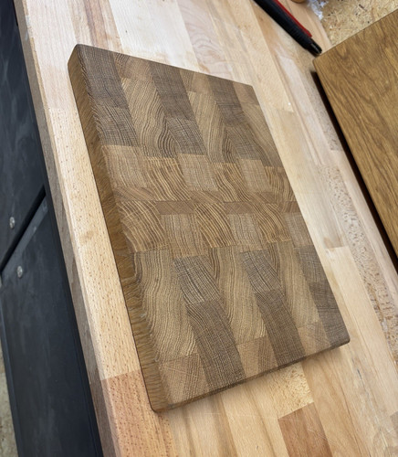 Eiche hirnholz schneidebrett - hirnholz,
