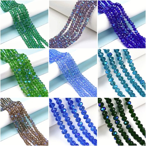 3x2mm glasschliffperlen - 3x2mm,