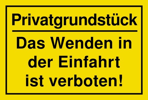 Schild das wenden - ☆,