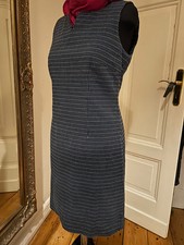 Etuikleid gefüttert NOA NOA M blau weiß B: 44 L: 88 sehr guter Zustand