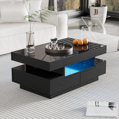 Modern couchtisch mit led - couchtisch,