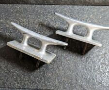 2x Alu Aluminium Haken Boot Festmacher Seil Klampe Kajak Boot Kahn DDR Groß 