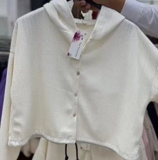 Jacke Cord Poncho Bolero Kurz onesize Gr ca 44,46