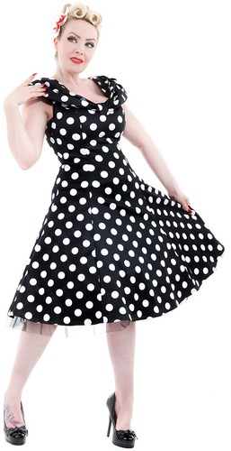 Hearts roses polka - roses, dot