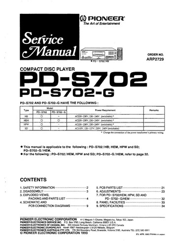 Service manual für - manual,
