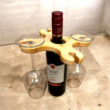 Weinflaschenhalter Kiefernholz