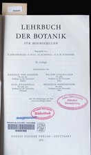 Lehrbuch der Botanik. Für Hochschulen. Strasburger, Eduard:
