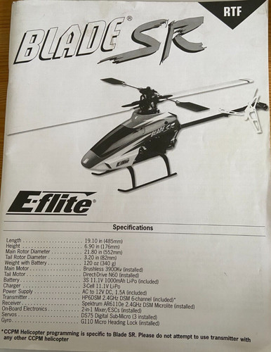 Flite blade rtf - blade, sr