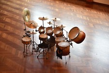 MEGA Schlagzeug SONOR mit viel Zubehör, 24" Bassdrum