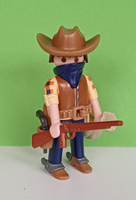 Playmobil Sammlung Figur aus Blister Cowboy mit Doppellaufgewehr Western #4245