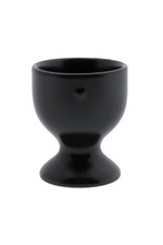 Eierbecher Herzl 2 mattschwarz Herz-Motiv Bastion Collections