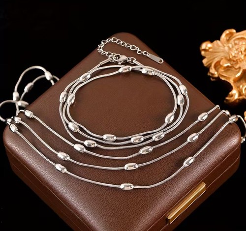 Edelstahl set kette - set,