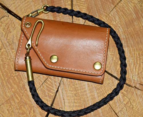 Wallet chain paracord messing - wallet,