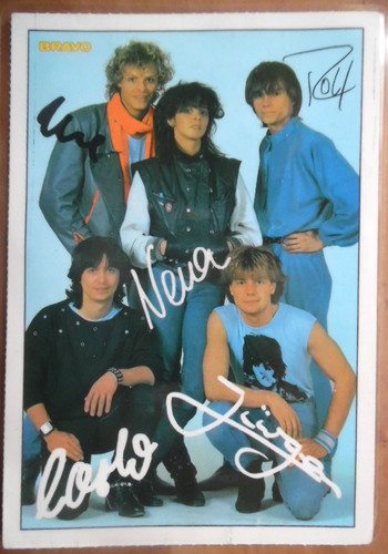Nena band laminiert - nena, &