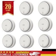 Rauchmelder 10 Jahre Feuermelder Feuerwarnung Batterie Brandmelder Alarm 85db～