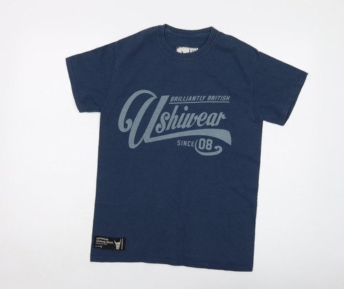 Ushiwear herren shirt blau - t-shirt,