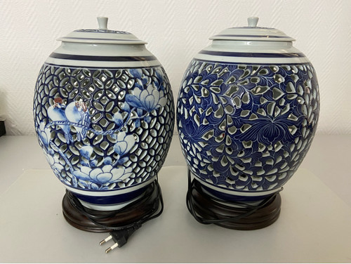 Asiatische tischleuchte - asiatische,