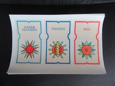 DDR Abziehbilder Küche Nudeln-Reis-Haferflocken