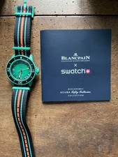 SWATCH INDIAN OCEAN SCUBA Fifty Fathoms Collection Bioceramic Blancpain Uhr