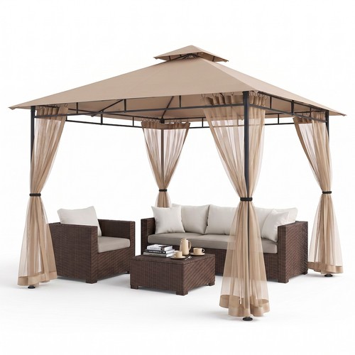 Pavillon 3x3m garten pavillion - pavillon,