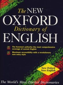 New oxford dictionary - new, of