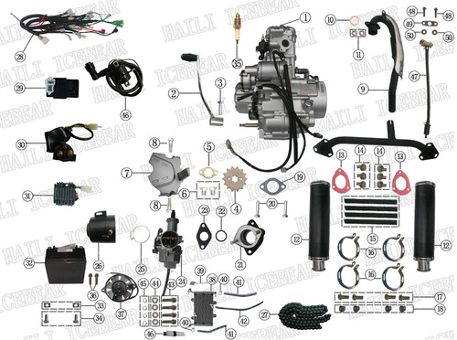 Haili sp307j kette - sp307j-2-27,