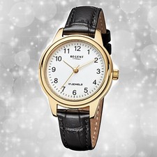 Regent Damenuhr schwarz