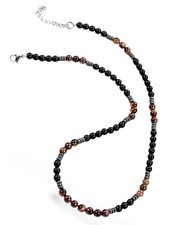 HERREN HALSKETTE NATURSTEIN