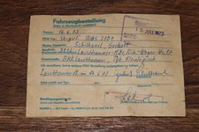 ddr fahrzeugbestellung bestellschein 1973 shiguli was 2101 1970er jahre