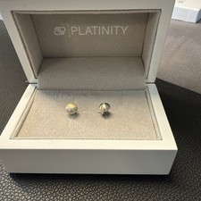 platinity ohrstecker mattiert