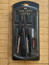 Faber-Castell Ultra-P verstellbarer Zirkel 174024 im Etui Umfang wie abgebildet