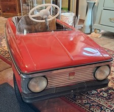 Altes Kinder Tretauto Moskwitch, Blech Tretauto