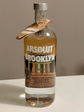 ** Absolut Vodka Brooklyn Limited Edition 1000ml mit Tag Sammlung Full Sealed **