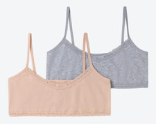 Mädchen Bustier  2er Pack